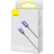 Кабель Baseus Crystal Shine Series Fast Charging Cable Type-C to Type-C 100W 1.2m CAJY000605 Purple - изображение 4
