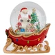 Фигурка снежный шар Санта на санях 12х15х16 см 16016-035 - изображение 1