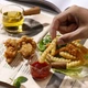 Стеклянный соусник 100мл с деревянной ручкой для сервировки - изображение 8
