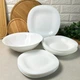 Столовый квадратный белый сервиз Luminarc Carine White 19 пр (N2185) - изображение 8