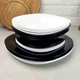 Столовый сервиз черно-белый квадратный Luminarc Carine Black/White 18 предметов (N1479) - изображение 6