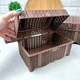Скринька пластикова В'язка Коричнева Aly-311 - зображення 4
