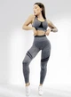 Костюм для фітнесу жіночий LILAFIT комплект лосіни пуш ап та топ сірий M (LFS000119) - зображення 3