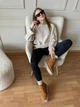 Женские зимние угги ShoesBand Рыжие натуральная замша на липучках 41 (26,5 см) (S39181з) - изображение 4