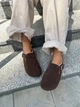 Жіночі зимові клогі ShoesBand Шоколадного кольору натуральна замша закриті на хутрі 41 (26,5 см) (S99231-1з) - зображення 3