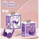 Наушники безпроводные "Заячьи ушки" Wireless P47R с подсветкой RGB Bluetooth 5.0 MP3 плеер Purple 022l - изображение 2