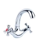 Змішувач AQUATICA PL 1/2" для кухні гусак вухо на гайці PL-4B155C (9777110) - изображение 1