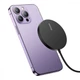 Бездротовий ЗП Baseus Simple Mini3 Magnetic Wireless Charger 15W purple - зображення 5