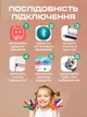 Мини принтер для телефона печати фотографий этикеток наклеек портативный термопринтер UnA + Подарок фломастеры маленький с блютузом без чернил для детей белый с салатовым (126.0002) - изображение 8