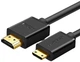 Кабель mini HDMI на HDMI 4K 60Hz Ugreen HD108 UltraHD (1.5m, 4K 60Hz, HDMI2.0). Black - зображення 1