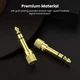 Переходник 6.35мм-3.5мм UGREEN Audio mini-jack 3.5mm Female to jack 6.35mm Male. Gold - изображение 5