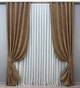 Комплект готовых штор VR-Textil Жаккард Sultan № 868ш Светло-коричневый 100х270 см 2 шт (31-256) - изображение 2
