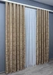 Комплект готовых штор VR-Textil Жаккард Sultan № 873ш Карамельный 150х285 см 2 шт (31-757) - изображение 4