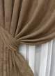 Комплект коротких штор VR-Textil Жакард Sultan № 868ш Світло-коричневий 130х170 см 2 шт (35-0320) - зображення 4