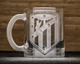 Чашка с гравировкой лого футбольного клуба ФК Атлетико Мадрид Club Atlético de Madrid двухсторонняя с лозунгом - изображение 1