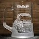 Подарок водителю дайльнобойщику - Бокал для пива с гравировкой DAF XG евро 6 бензовоз цистерна бочка - изображение 1