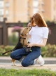 Поводок-рулетка для собак WAUDOG R-leash с контейнером для пакетов светоотражающая лента M до 20 кг 5 м Черный (26281Collar) - изображение 6