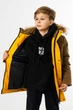 Куртка зимняя Imydaq Style для мальчика 10-15 лет арт.2190, Горчичный, 146 - зображення 3