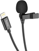 Мікрофон петличний Hoco L14 Lightning Black - зображення 2