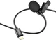 Мікрофон петличний Hoco L14 Lightning Black - зображення 4
