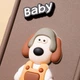 Чехол мультяшный с фигурками WAVE Pretty Things Case для Xiaomi Redmi 13 4G/Poco M6 4G/Note 13R brown/rabbit - изображение 6