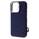 Чохол Kajsa Rhombus Collection with Magnetic Ring iPhone 16 blue - изображение 1