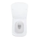 Унитаз подвесной Qtap Tern Ultra Quiet безободковый с сиденьем Soft-Close WHITE QT17332303AW - изображение 7