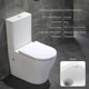 Унітаз підлоговий Qtap Virgo Ultra Quiet безобідковий з сидінням Soft-close WHITE QT18226092AW - зображення 3