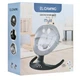 Укачивающий центр El Camino MYLA ME 1074 Dark Gray Squares USB пульт 5 скоростей таймер 12 мелодий - изображение 4