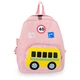 Дитячий рюкзак Hommex Small Bus Pink - рожева тканина / малюнок автобус - зображення 1