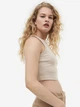 Топ женский H&M 061049251_lightbeige XS Светло-бежевый (6666000338341) - изображение 3