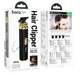 Машинка для стрижки волосся Hoco HP22 Retro engraving electric hair clipper Black - зображення 2