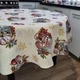 Скатерть Maystat Новогодняя сказка гобеленовая 160х250 см золотистая (0043-O160-250) - изображение 3