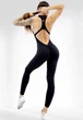Спортивный комбинезон женский LILAFIT для гимнастики йоги фитнеса черный M (LFJ000017) - изображение 2