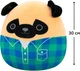 Мягкая игрушка Squishmallows Мопс Принц 30 см (SQCR06622) - изображение 2