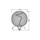 Лампа світлодіодна вінтажна 3.5W 220V 170lm 1800K E27 DIM 125x150mm філаментна [4058075840201] OSRAM LED DECO G125 GOLD - зображення 4