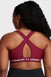 Жіночий бордовий топ UA Crossback Mid Bra Under Armour XL 1361034-625 - изображение 4