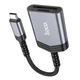 Кардридер HOCO UA25 2-in-1 card reader Type-C Metal Gray (6942007608862) - изображение 5