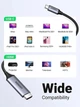 Кабель UGREEN MM142 USB-C to HDMI Male to Male Cable Aluminum Shell 1.5m (Gray Black)(UGR-50570) (UGR-50570) - изображение 6