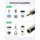 Перехідник UGREEN AV168 3.5mm Male to 6.35mm Female Adapter 1pcs(UGR-60711) (UGR-60711) - зображення 4