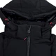 Куртка женская Cmp Jacket Long Zip Hood 2XS Чорний 32K1516-U901 - изображение 3