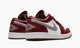 Кросівки чоловічі Jordan 1 Low White Bordeaux 46 Червоний 553558-615 - зображення 3