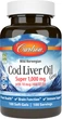 Жирные кислоты Carlson Жир из печени норвежской трески Cod Liver Oil 100 гелевых капсул 1000 мг (88395013010) - изображение 1