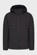 Куртка мужская Cmp Man Jacket Hybrid Zip Hood L Чорний 32K3247-U901 - изображение 1