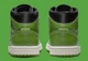 Кроссовки женские Jordan 1 Mid 38 Зелений BQ6472-031 - изображение 5