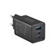 Сетевое зарядное устройство Brevia ePowerGaN PD65W 2xUSB-C+USB-A черный 44065GDCUB - изображение 2