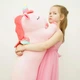 Мягкая игрушка подушка Единорог 100 см My Kigu Плюшевый Розовый (9016) - изображение 5