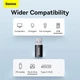 Переходник Baseus USB3.1 to Type-C металл OTG адаптер Ingenuity Mini Black (ZJJQ000101) - изображение 7