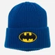 Детская зимняя шапка-бини вязаная для мальчика Disney Batman XH4011 52 Синяя (3609087273931) - изображение 1