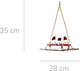 Ozdoba wisząca Atmosphera bałwanki na gałęzi 35 cm (3560237568157) - obraz 2